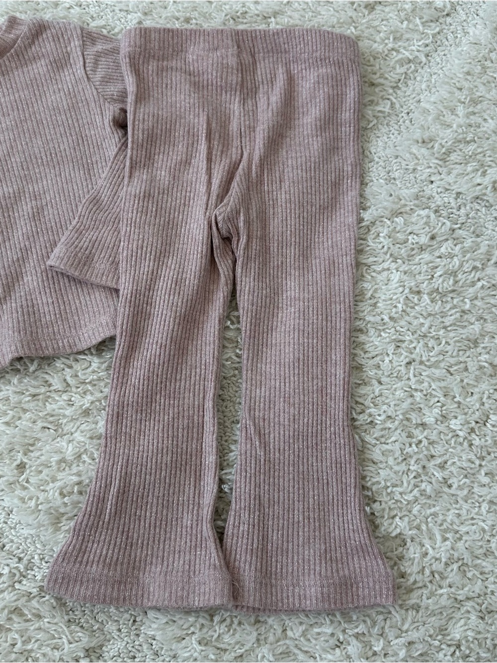 Zara Pink Ribbed Sparkle Set - Picture 4 of 7